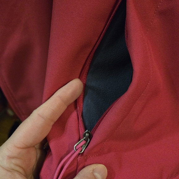The North Face Soft Shell Fleeced Lined Jacket Pink/purple color size SMALL - Picture 4 of 14